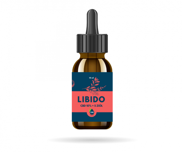 LIBIDO <br>olejek CBD 10% + moc 5 ziół